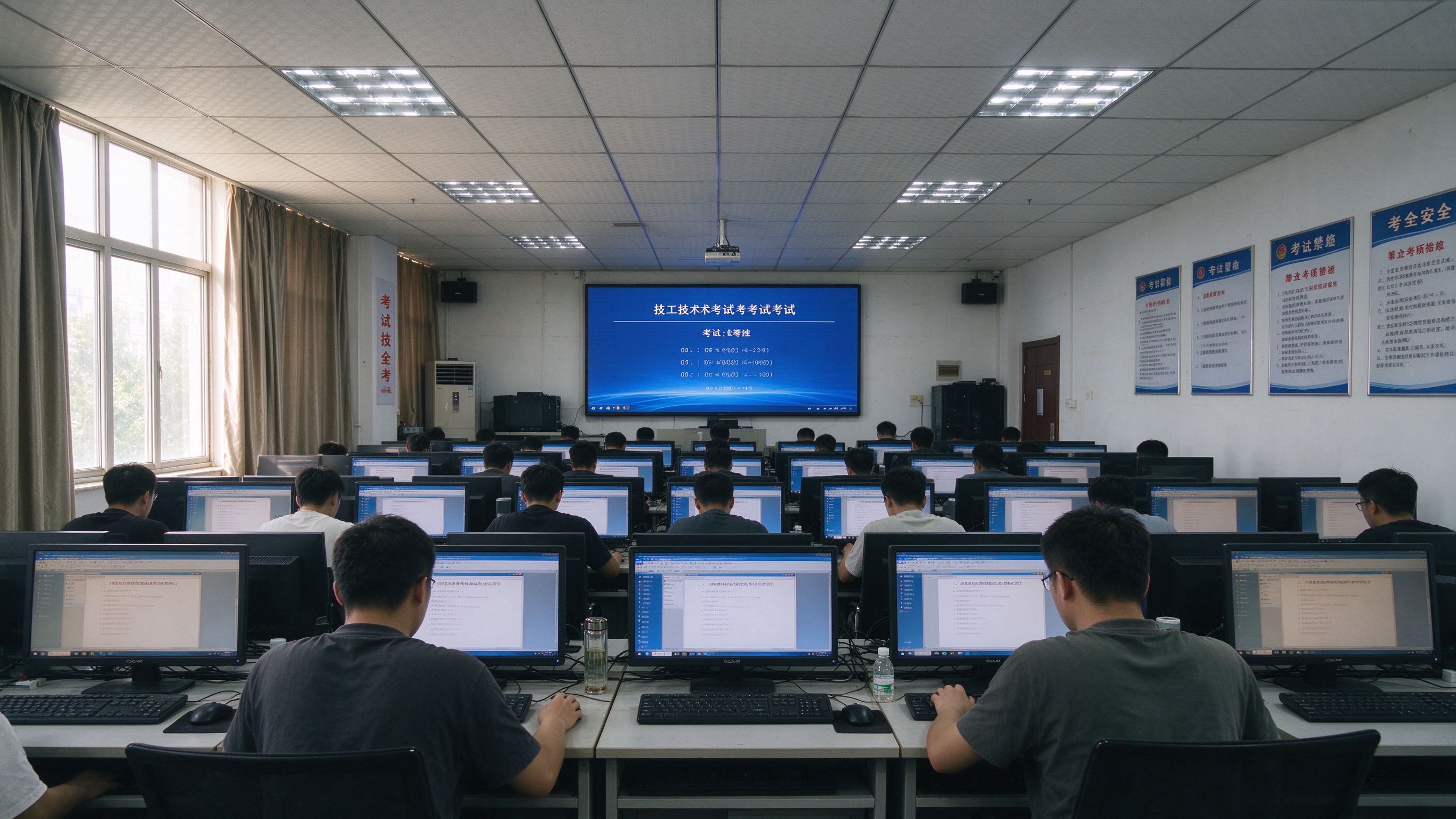 特种作业理论考场全景示意图